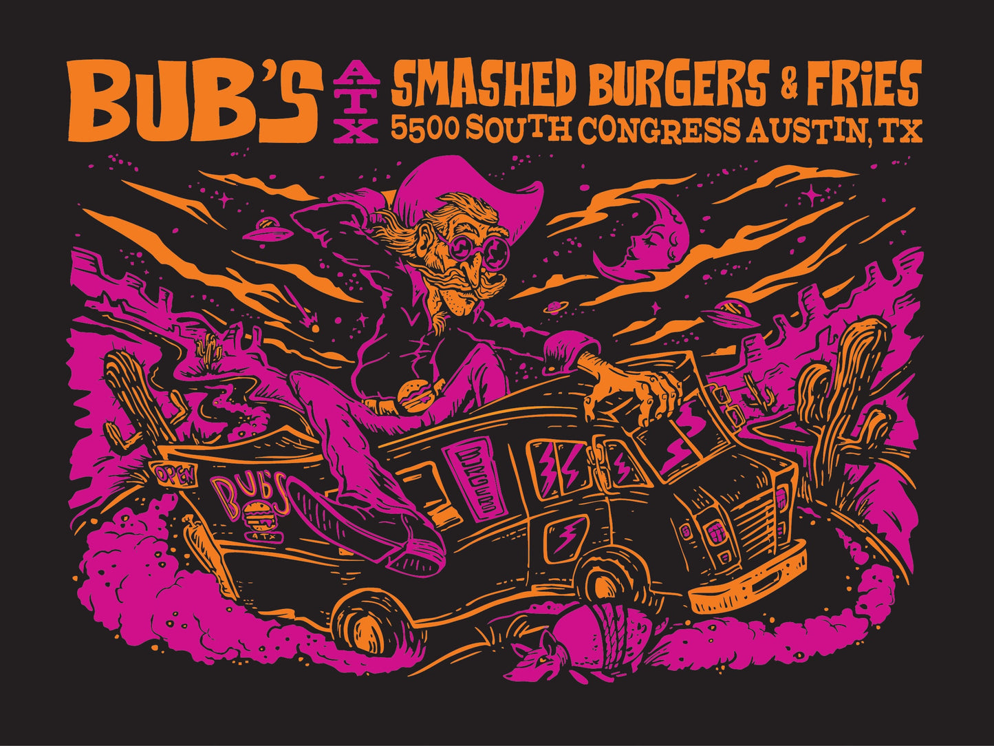 Bub's ATX Rodeo Food Truck Tee
