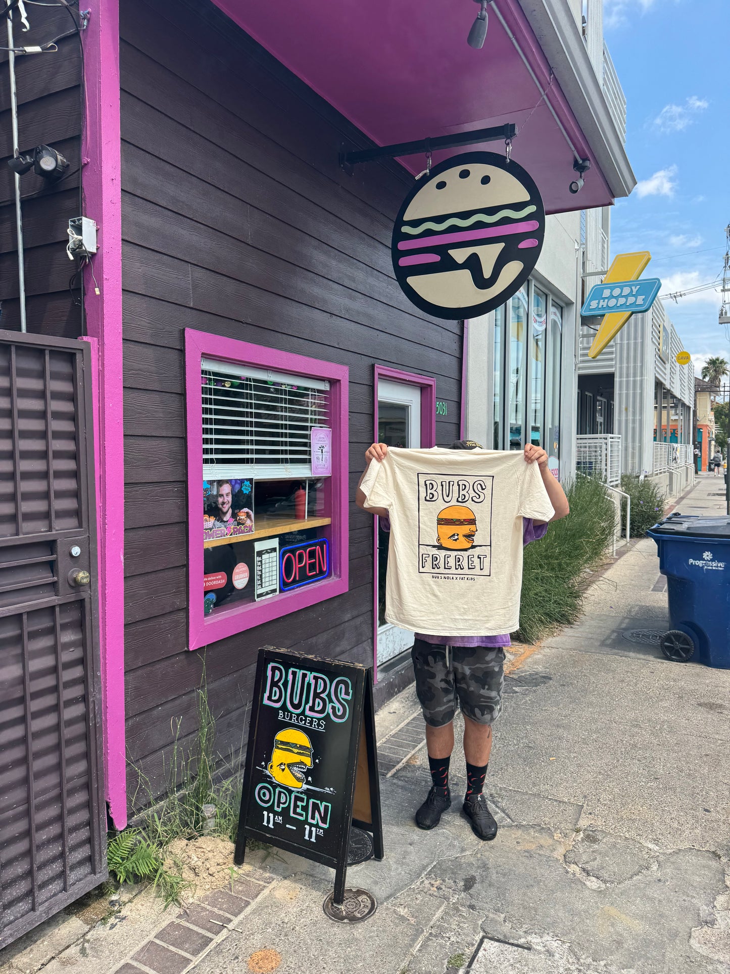 Bubs X Fat Kids collab tee